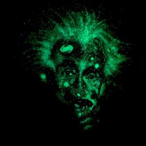 Vintage 1993 Cotton Expressions Albert Einstein Glow in the Dark Shirt XXL